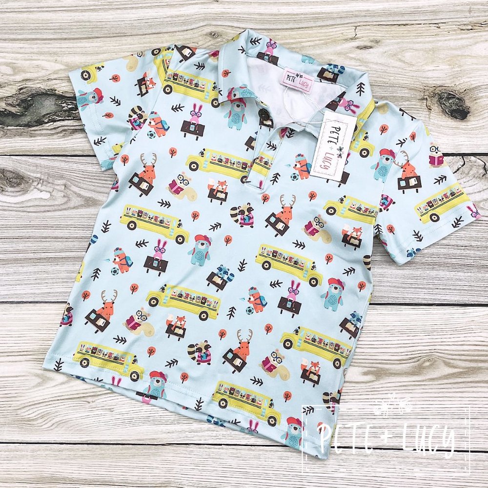 Back To School Boy's Polo Shirt